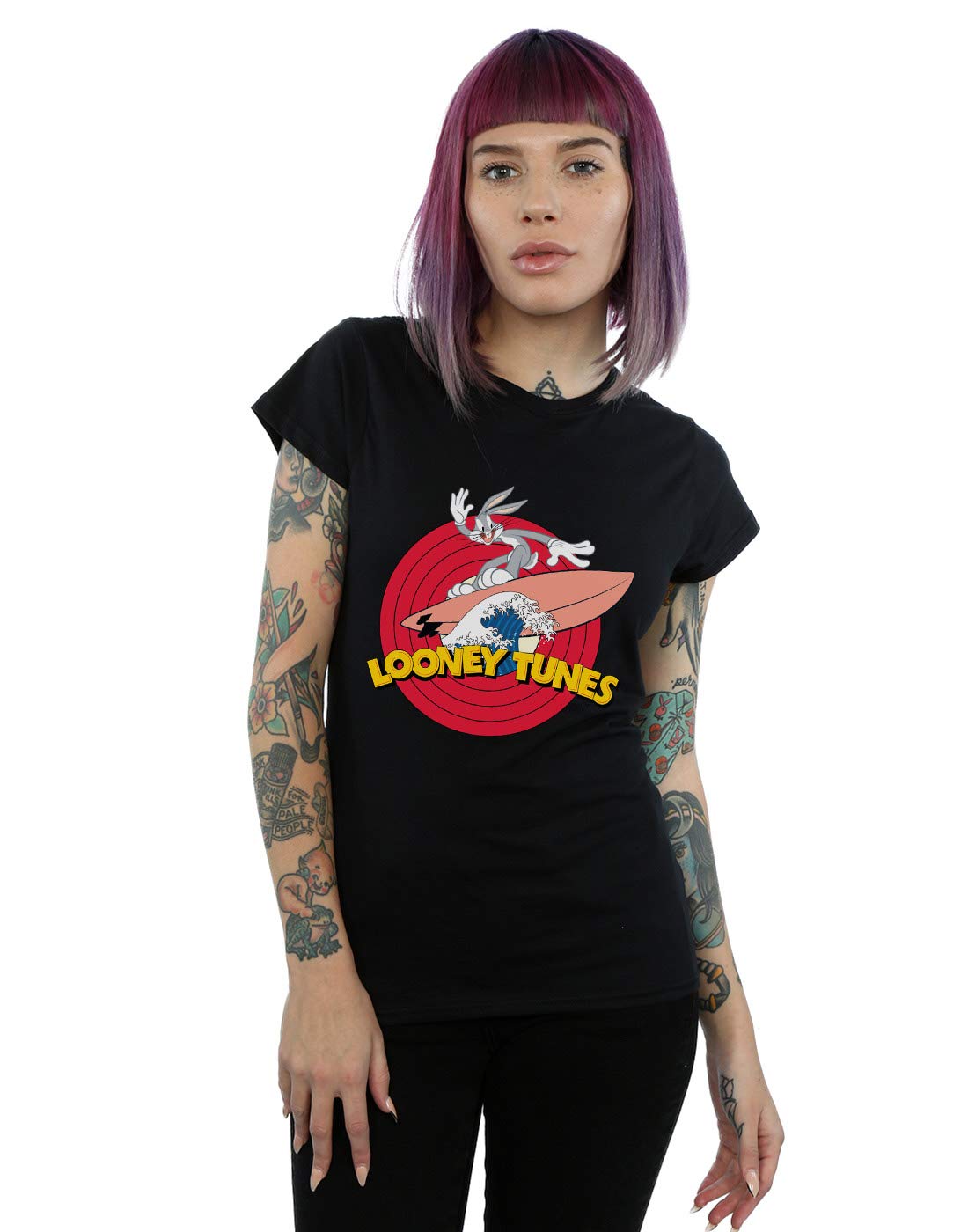 Looney Tunes Bugs Bunny Surfing T Shirt