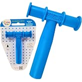 Chewy Tubes &ndash; Original Oral Motor Chewing Tool - Largest and Strongest for Teens and Adults [Blue, 5/8" Diameter] | Made in USA | Non-Toxic | Invented by Pediatric SLP