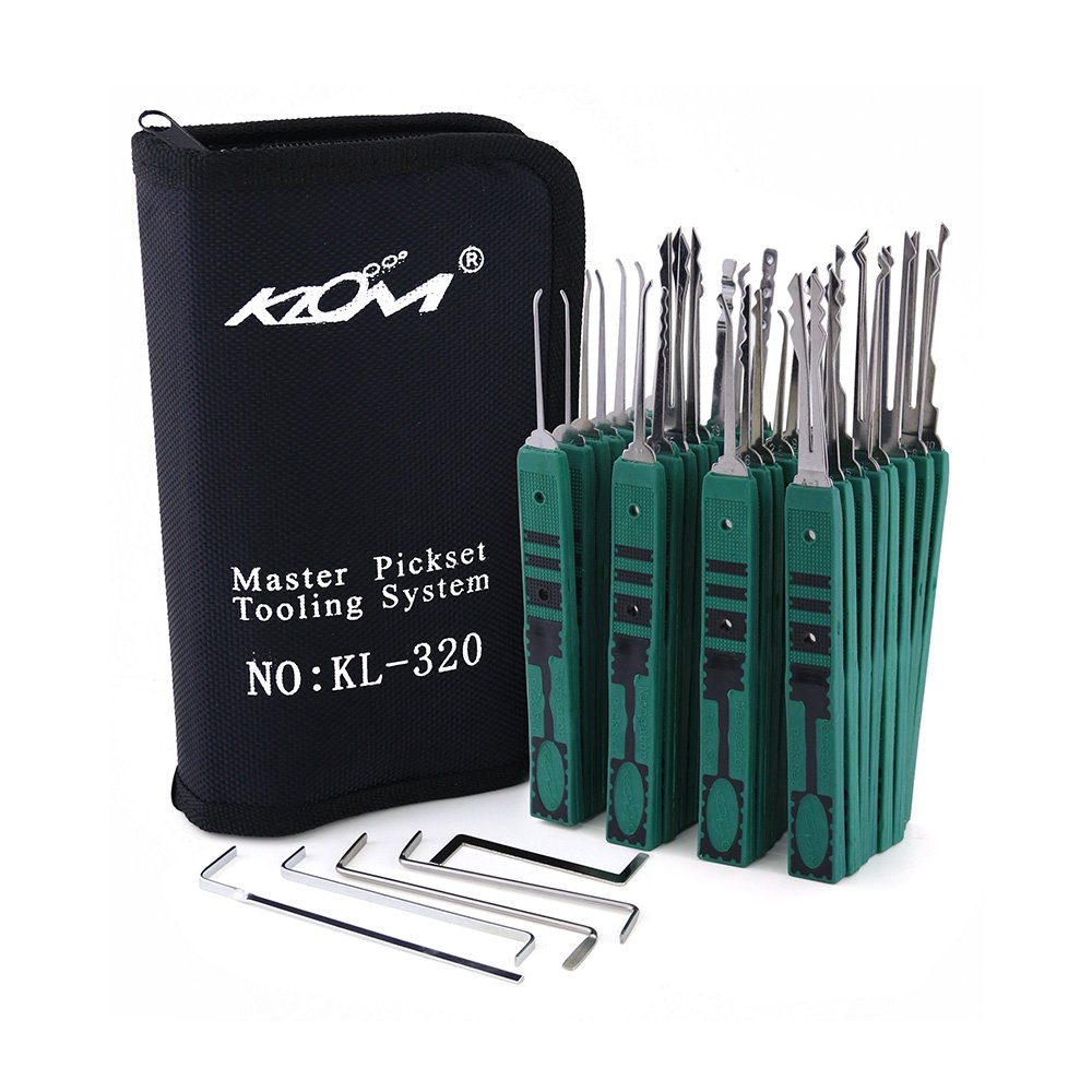 KLOM 31 piece lock pick set