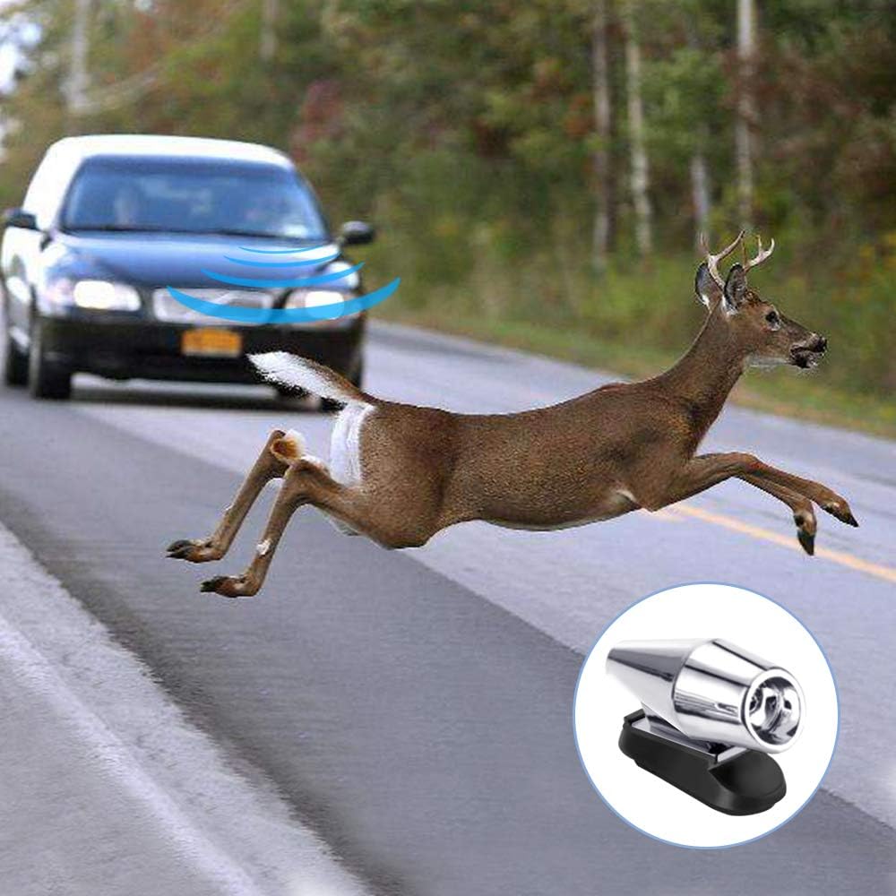 Amazon Senhai 4個鹿笛 トラック オートバイ用プラスチック鹿フルート 動物デバイスを保護する警告を追い出し 鹿の衝突防止 有害鳥獣駆除 8両面テープ付き Senhai ホイッスル