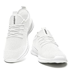 WOHHHW Women Walking Shoes Running Sports Mesh