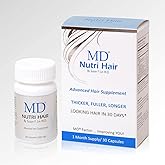 MD Nutri Advanced Support Supplement with Biotin – 30 Capsules Nourish from Within for Healthier-Looking Hair