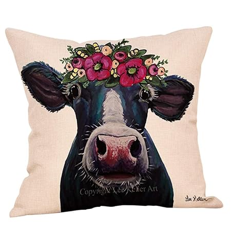 TianranRT Dekorativ Polster Kissen Abdeckung Gemütlich Throw Kissen Koffer (F)