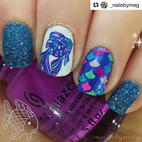 PUEEN Nail Art Stamping Plate - Animal Safari 01 - Theme Park Collection 125x65mm Unique Nailart Polish Stamping Manicure Image Plates Accessories Kit - BH000713