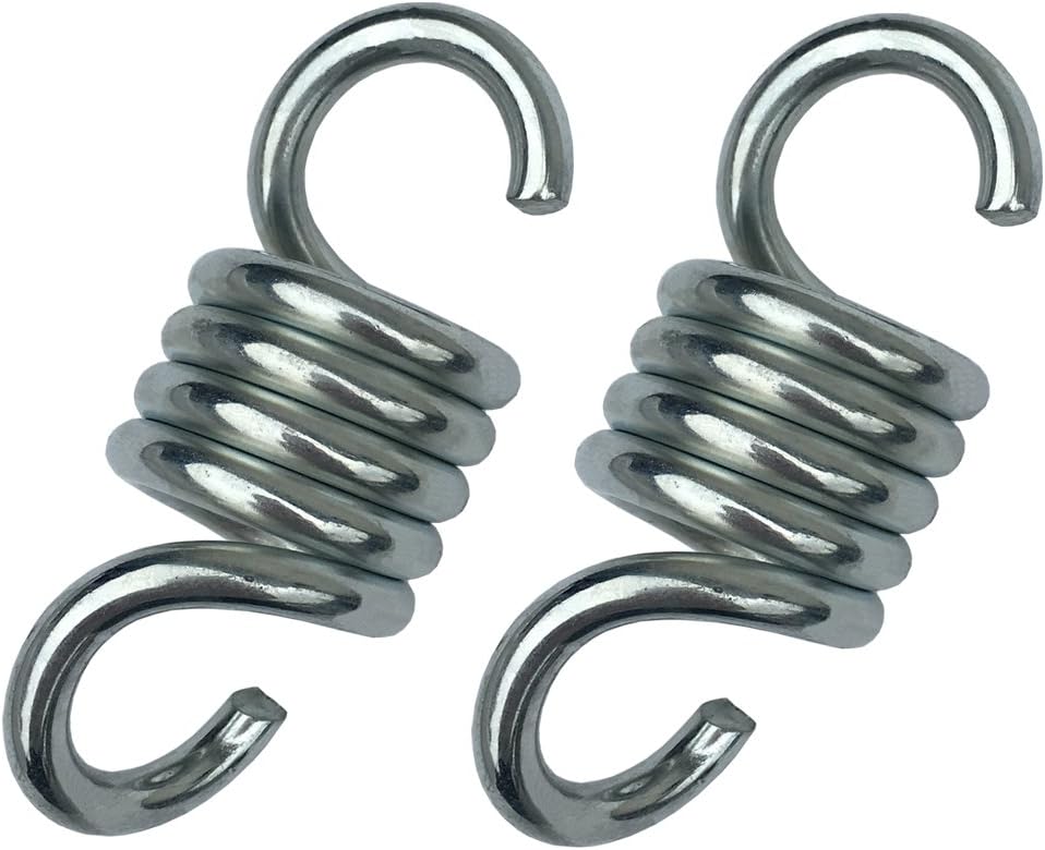 Amgate 2 PCS 4" Spring Coil Heavy Duty Bag Spring for Hammock, Hanging Chair and Swing