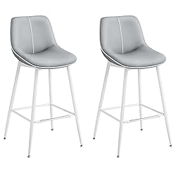 VASAGLE Bar Stools Set of 2, Bar Height Bar Stools