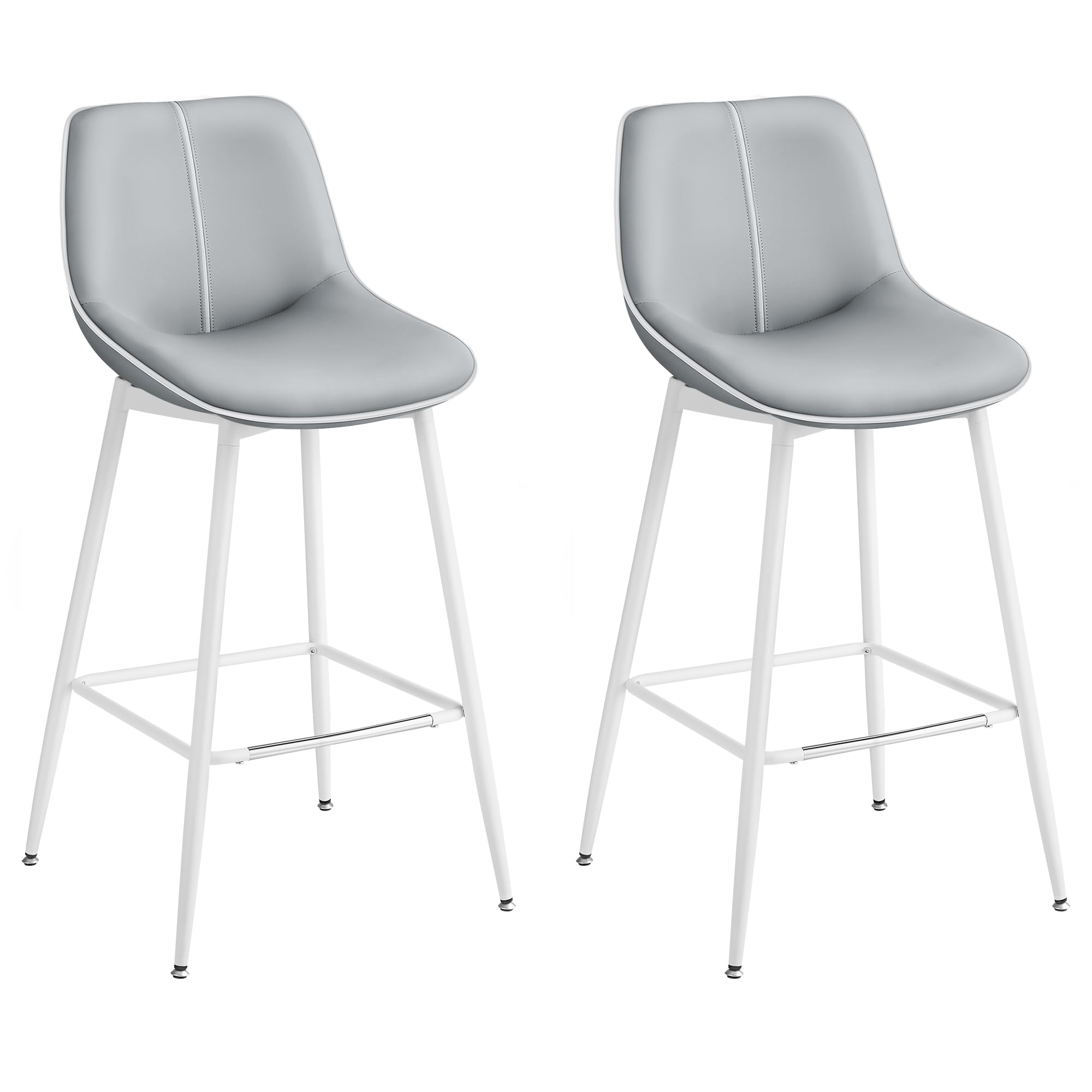 VASAGLE Bar Stools Set of 2, Bar Height Bar Stools