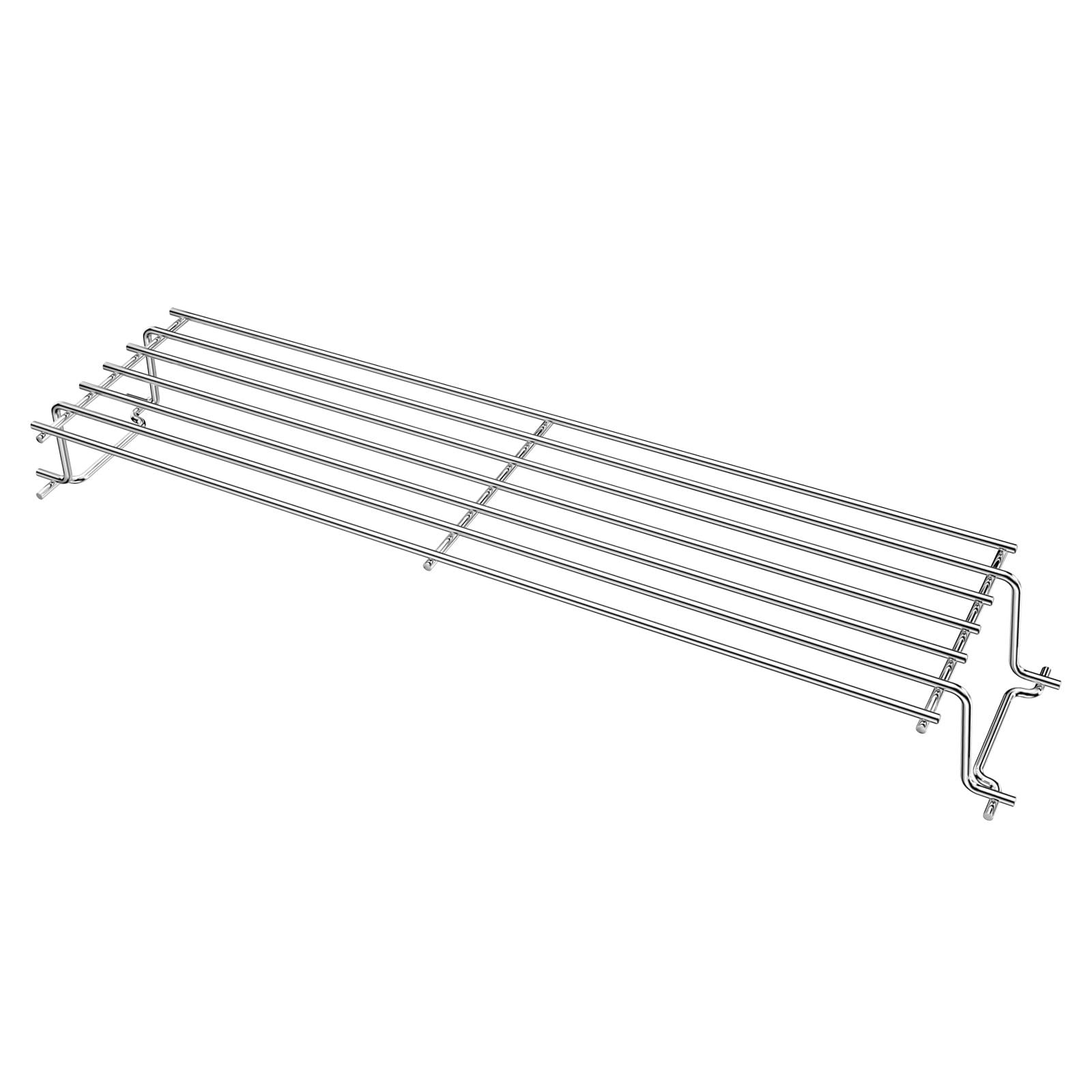 Denmay 47CM 69866 Stainless Steel Grill Warming Rack for Weber Spirit E210 E220 S210 S220, Spirit II E210 S210 Gas Grills (with Front Burner Knobs, 2013-2016) Replacements for Weber 69866