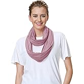 Lina & Lily Premium Modal Jersey Knit Women's Infinity Scarf Loop Lightweight