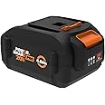 WORX WA3012 20V Power Share PRO 4.0Ah Lithium-Ion High-Capacity Battery, Black and Orange