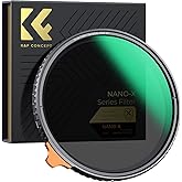 K&F Concept 55mm True Color Variable ND2-32 (1-5 Stops) ND Lens Filter, Adjustable Neutral Density Filter with 28 Multi-Layer