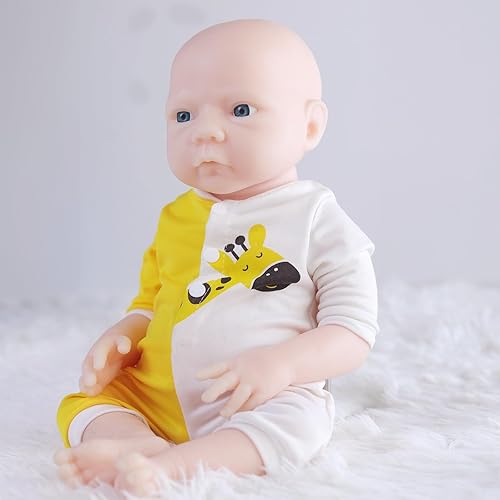 AISITE 18 Inch Full Silicone Baby Doll Boy Unpainted lbs