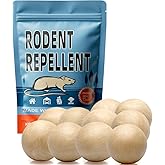 Kopplvn Rodent Repellent, Mouse Repellent, Mice Repellent Indoor, Rat Repellent, Mouse Deterrent for Car, Peppermint Balls for Mice, Keep Mice Out of Garage, Moth Balls for Outdoor Use-10Pcs