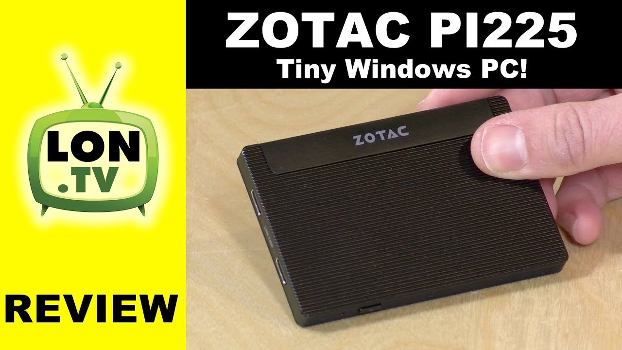 Watch A Tiny Windows PC! ZOTAC ZBOX PI225 Review on Amazon Live