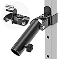 SELEWARE T Bar Row Landmine Attachment for 2" x 2" and 3" x 3" Power Rack, V Bar Row Landmine Handle Attachment for Barbell Bar, Power Cage Landmine Attachment for Olympic Bars Strength Training Bars
