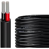 URCIANOW 24 Gauge 2 Conductor Electrical Wire 65.6 FT UL2464 Core Cable 24 AWG Electrical Wire 24/2 AWG Stranded PVC Cord Tinned Copper Wire for LED Strips Lamps Lighting Automotive