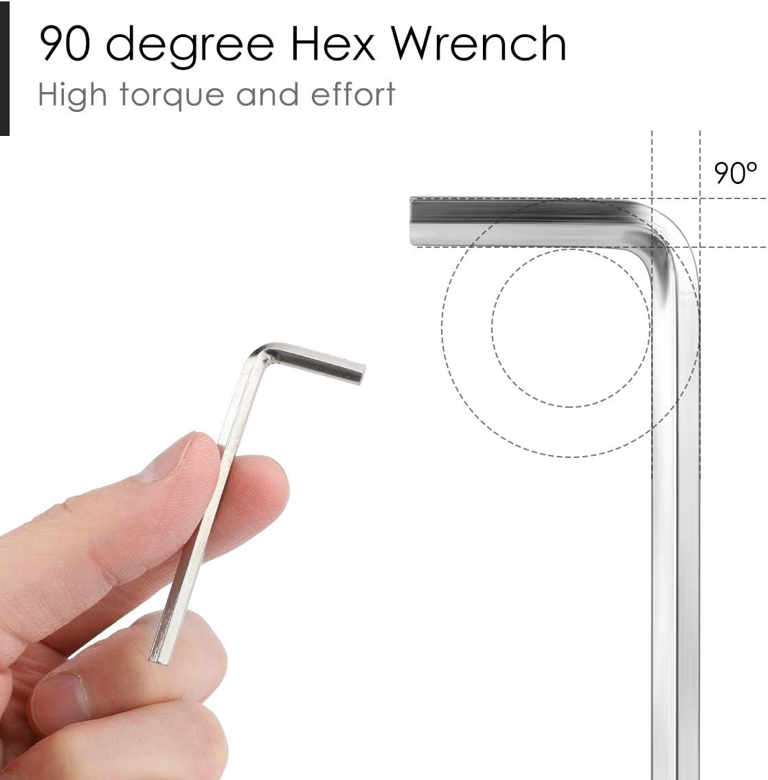 AIEVE Self Closing Door Hinge Pin Hex Wrench and 4 Pack Spring Hinge