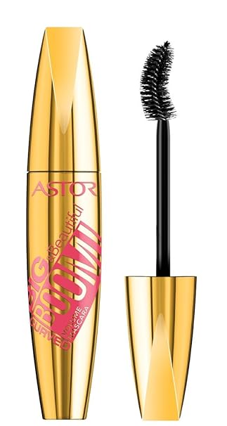 Astor Big & Beautifull Boom! Curved Mascara, 910 Ultra Black (schwarz), Volumen und Schwung, 1er Pack (1 x 12 ml)
