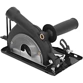 Angle Grinder Stand, Adjustable Cutting Bracket Grinder Holder Cutter Support Protective Cover 0-45&deg; Angle Grinder Accessories Cover for 100 to 125mm Angle Mill (Set 1)