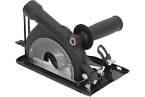 Cutting Bracket Protective Cover, 45 Degree Adjustable Angle Grinder Accessories Shield for 100 to 125mm Mill (Set)