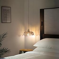 Shenmoyl Pendant Light with Amber Scindapsus Glass