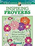 Creative Haven Inspiring Proverbs Coloring Book (Creative Haven Coloring Books) by 