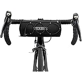 ROCKBROS ROAD TO SKY Bike Handlebar Bag Bicycle Front Bag Bag Storage Bag Lightweight & Sturdy Bicycle Handlebar bag for Road Mountain Bike 2L,Black