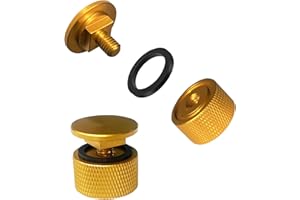 IONTRAVEL Welding Hood (Pipeliner) Helmet Fasteners Aluminum, Gold