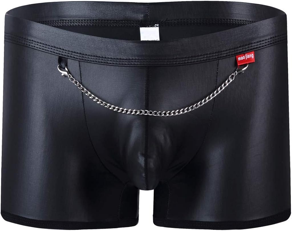 Boxer en cuir de qualité supérieure pour homme En latex Style
