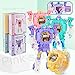 Transform Rescue Robots Toys for 3 4 5 6 7 Year Old Girls, Kids Multi Function Digital Deformation Wristwatch Assemble Toy