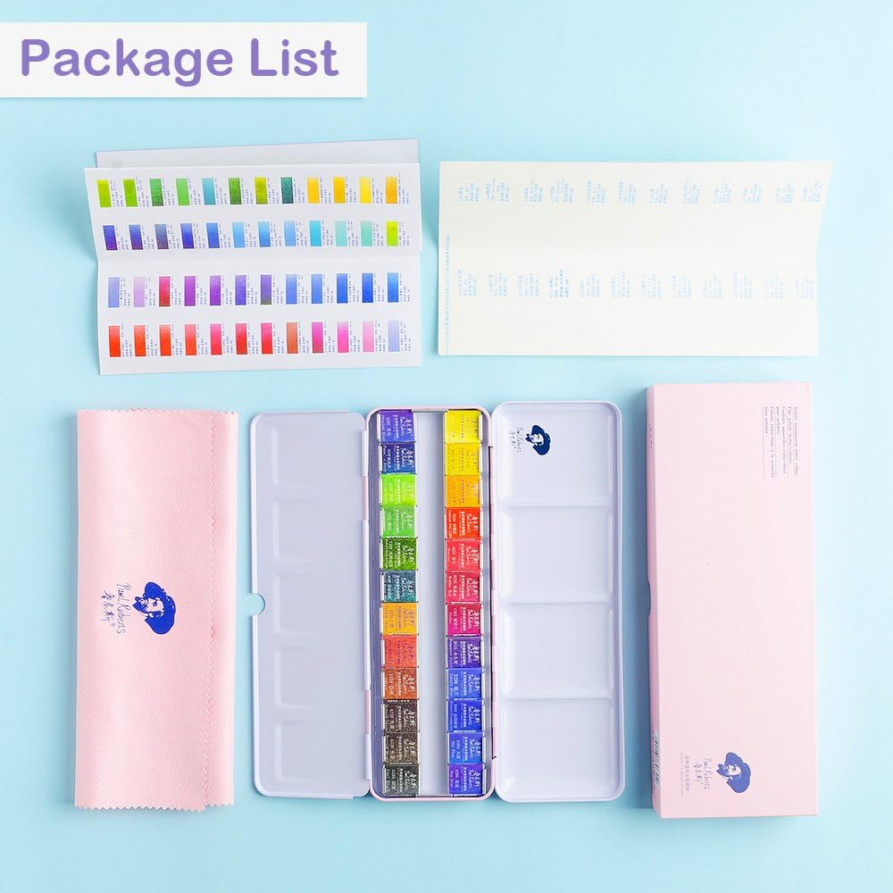 Paul Rubens Watercolour Paint Set, 24 Colours Professional Artist Grade Watercolor Paint - Image 4