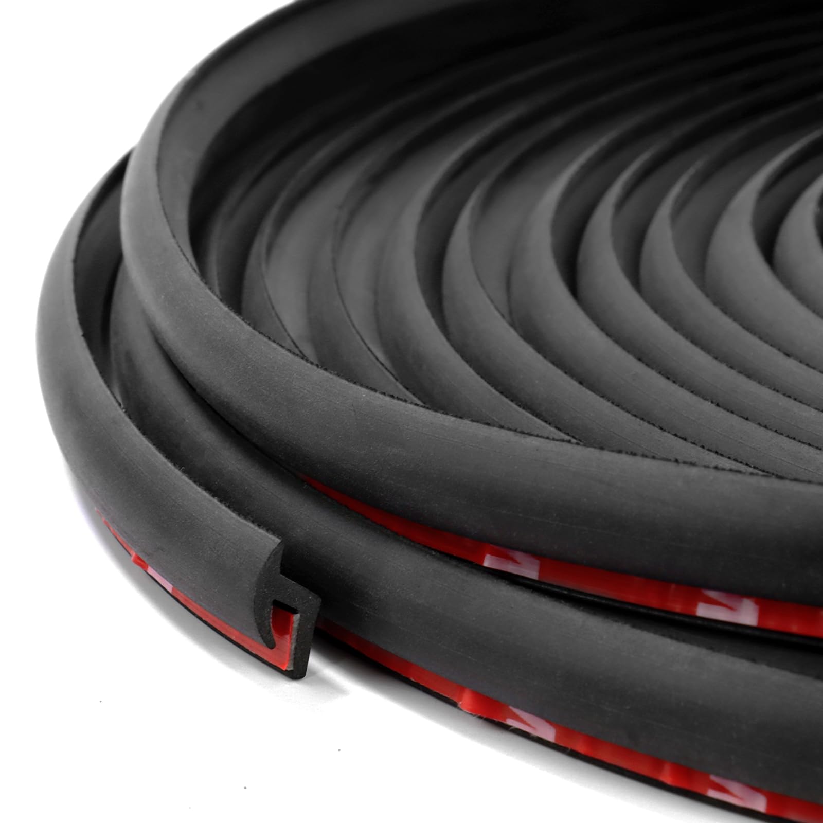 Photo 1 of Fender Flares Edge Trim,Fender Flares EPDM Rubber Seal for Car and Truck Wheel Arch Well,Rubber Gasket for Fender Flare Universal,Bonds with Self-Adhesive Automotive Grade Tape,Large T Style, 32Ft