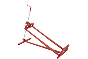 CQSXDA Lawn Tractor Lift, 45° Tilt Adjustable Universal Lawn Mower Lift, 800 Lbs Capacity Lawn Tractor Lifter, Easy Lawn Mower Lift for Cleaning Aid