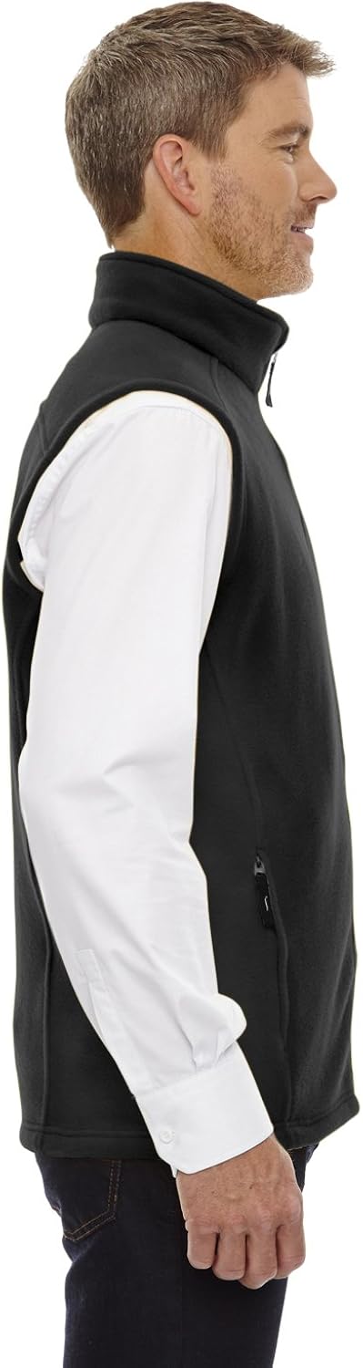 Core 365 Journey Men's Polyester Fleece Tricot Lined Lower Pockets Vest at  Men’s Clothing store