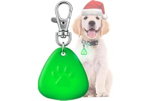 QUELIEN LED Dog Safety Pendant – Night Visibility, Durable, Long Battery Life, Easy Clip-on for All Dogs, Blue