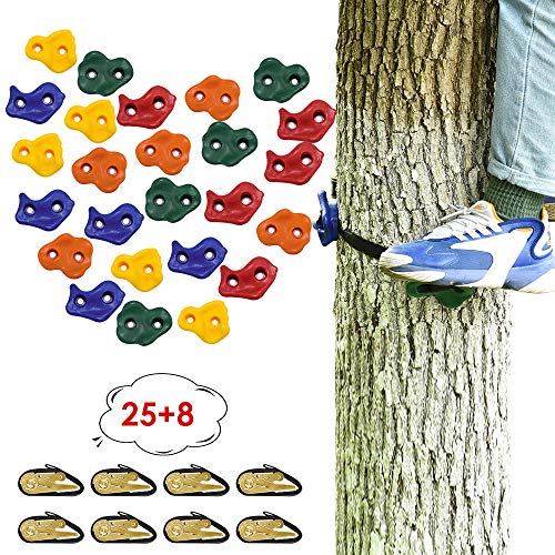SEAAN Rock Climbing Holds for Trees Rock Climbing Holds for Kids Adults