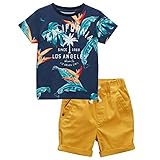 Boys Los Angels The Golden State Tee and Roll-up