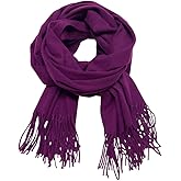 Humble Hilo Soft Wool Scarf or Shawl, Large Winter Wrap Pashmina 74 x 27