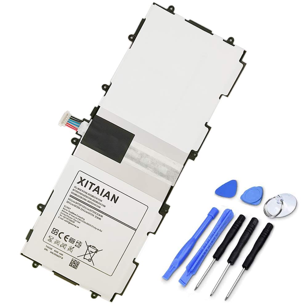 XITAIAN 3.8V 25.84Wh 6800mAh T4500E T4500C Replacement Battery for Samsung Galaxy Tab 3 10.1 GT-P5200 GT-P5210, P5200 P5210 P5213 With Tools