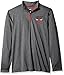 Ultra Game Men's Standard Quarter Zip Pullover Long Sleeve Tee, Heather Charcoal, Medium