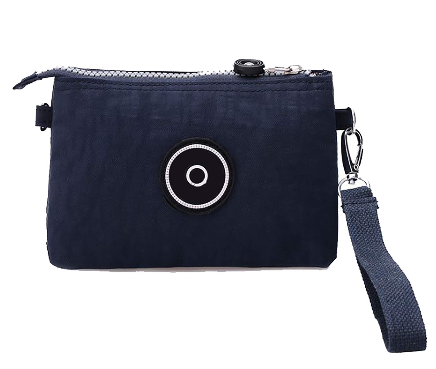 GFM® Womens Nylon Waterproof Wristlet Purse-Navy Blue-(S1-513-GHNL)