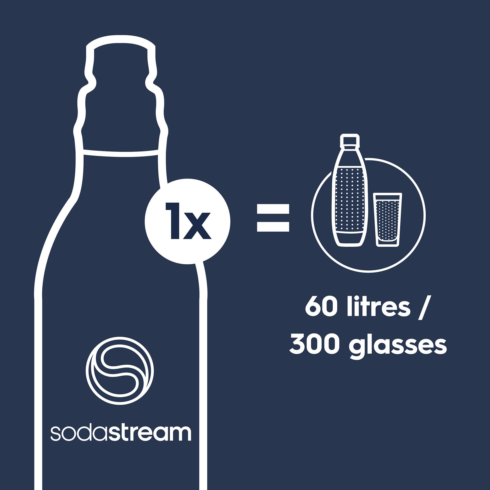 SodaStream Art Sparkling Water Maker (Black) with CO2 and Dishwasher Safe Bottle