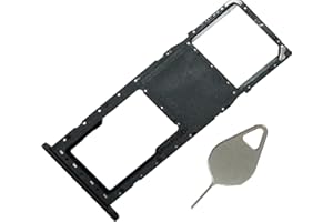 MBPARTSACTIVA A01 Single SIM Card Tray,Micro SD Card Tray Holder Replacement for Samsung Galaxy A01 SM-A015F SM-A015G SM-A015M 6.4Inch (Black Color)