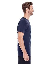 LAT Men's 100% Cotton Jersey Crew Neck Short Sleeve