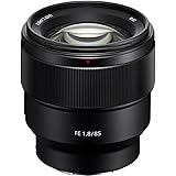 Sony SEL85F18 85mm F/1.8-22 Medium-Telephoto Fixed Prime Camera Lens, Black