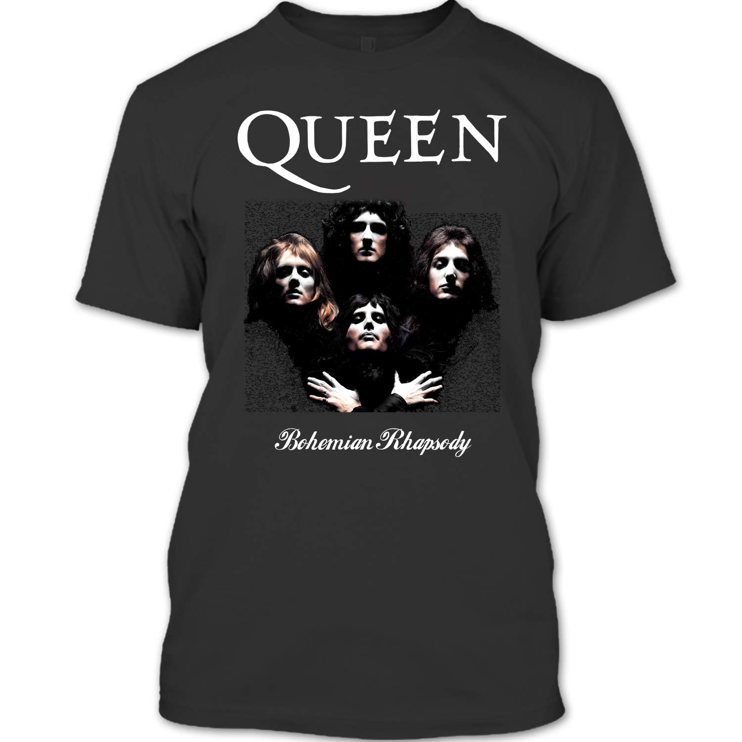 Queen Bohemian Rhapsody T Shirt, British Rock Band Queen T Shirt Maritees