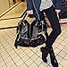 Qianle Fashion Sexy Leopard Print/ Black Bag Paillette Shoulder Bags Handbags for Women