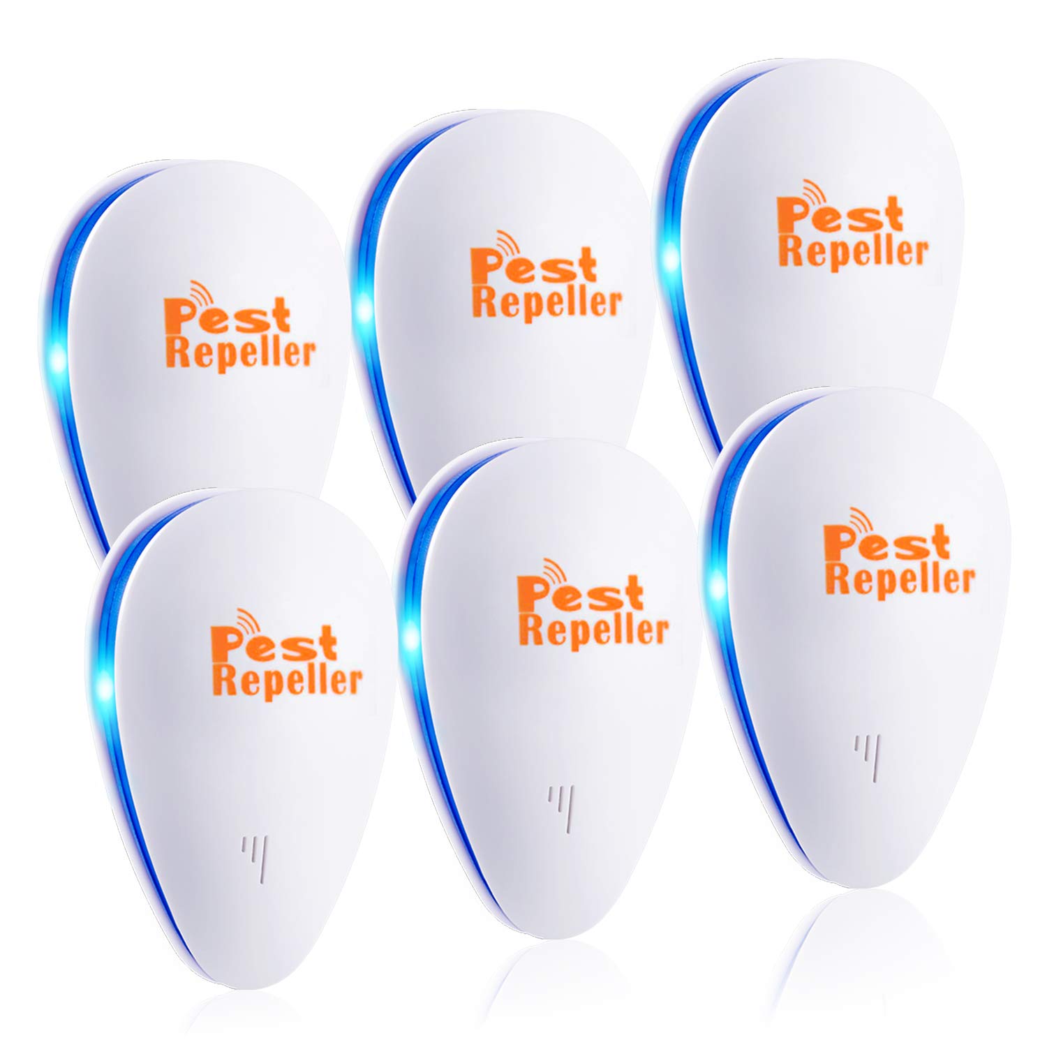 Buy WahooArt Ultrasonic Pest Repeller,Pest Repellent 6 Pack, Pest