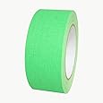 Polyken 510 Vinyl Coated Cloth Premium Grade Gaffers Tape, 11.5 mils Thick, 75' Length x 2" Width, Neon Green