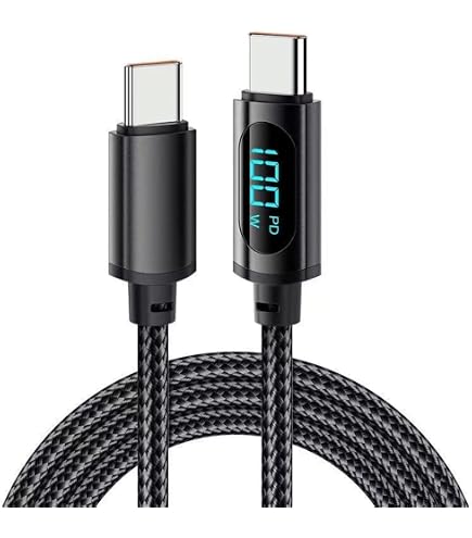 Cable De Carga Rápida Usb-c Pd 100 W Black 3 M